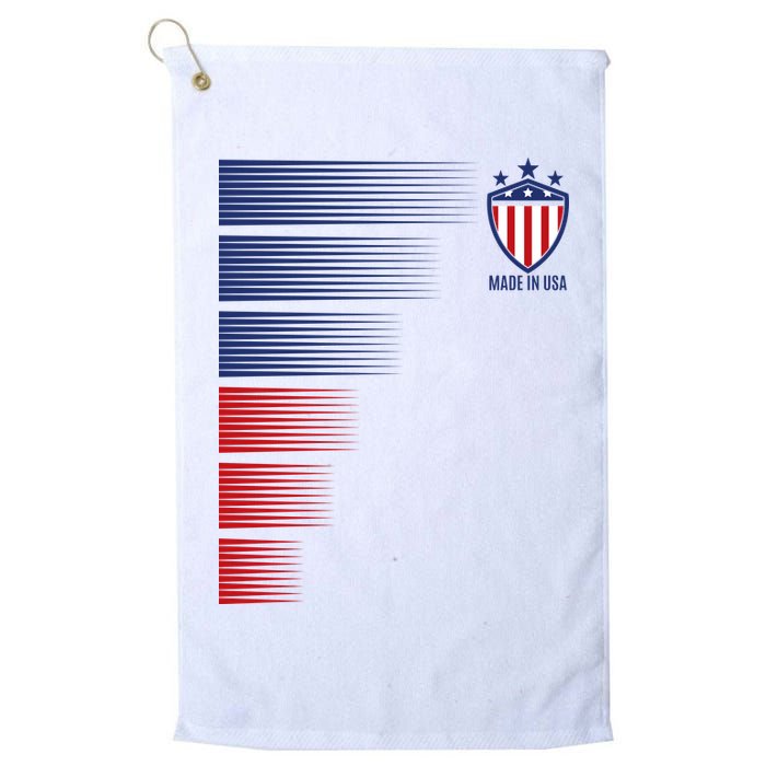 Made In USA Soccer Team Flag Golf Towel