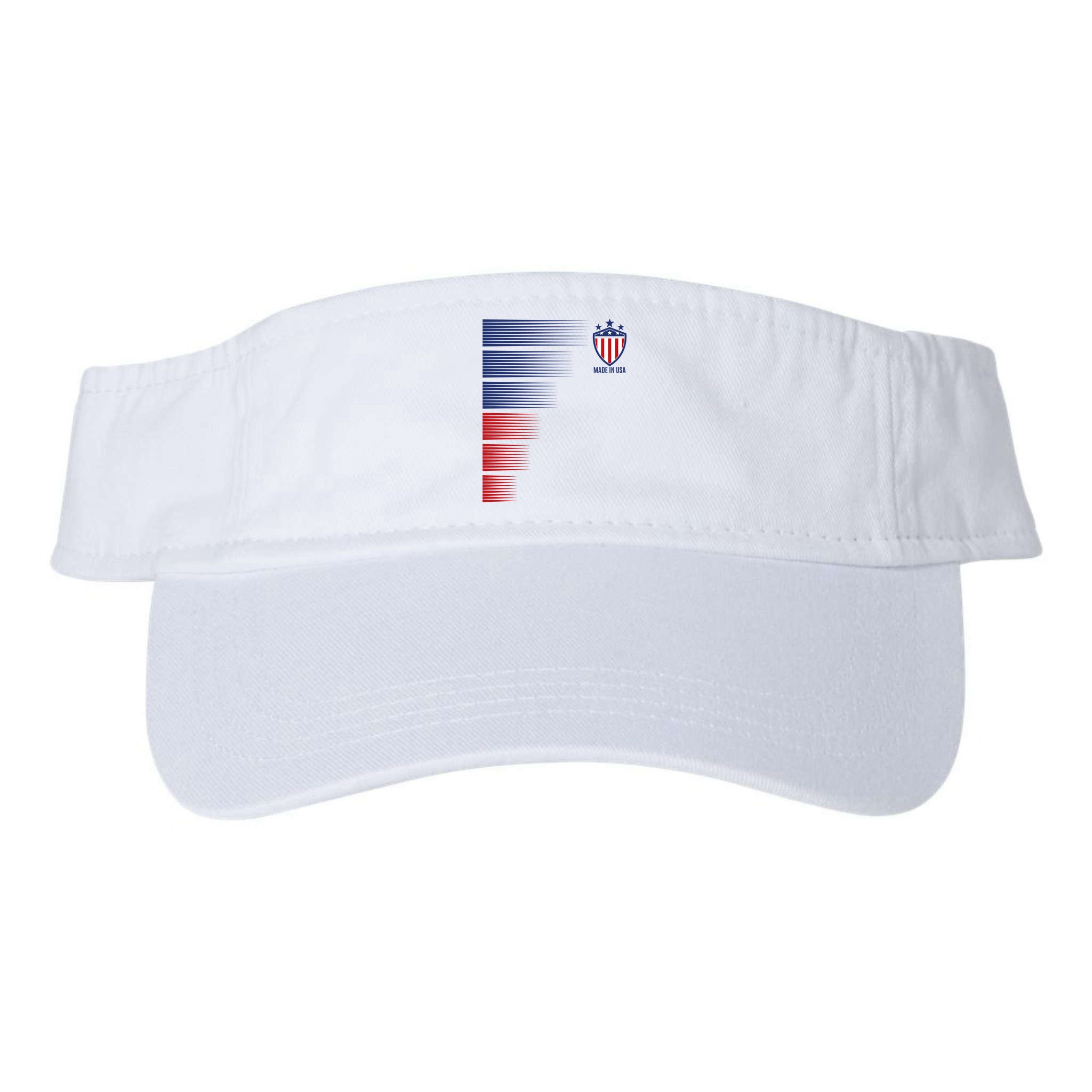 Made In USA Soccer Team Flag Visor