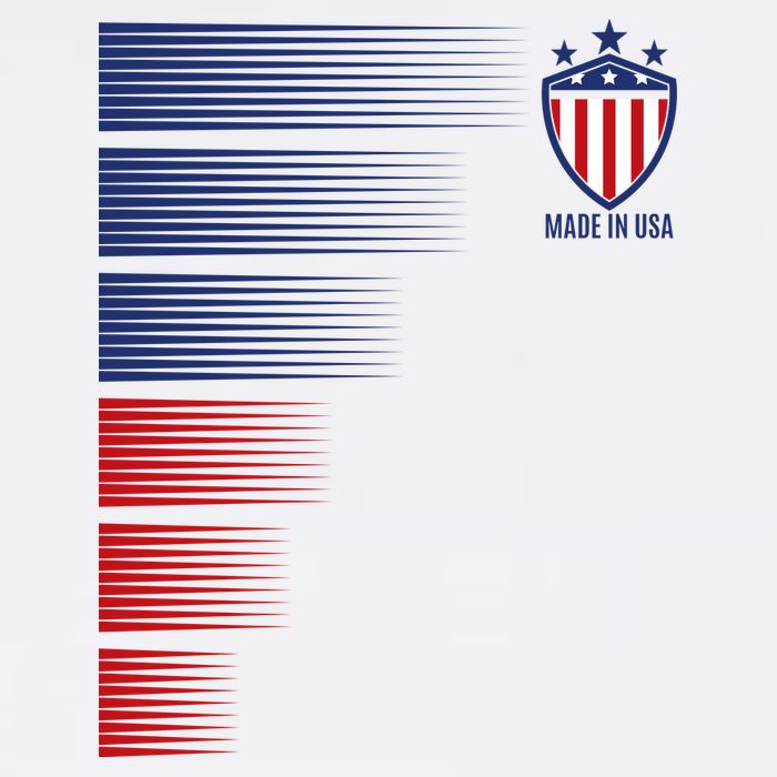 Made In USA Soccer Team Flag Womens T-Shirt