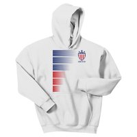 Made In USA Soccer Team Flag Kids Hoodie