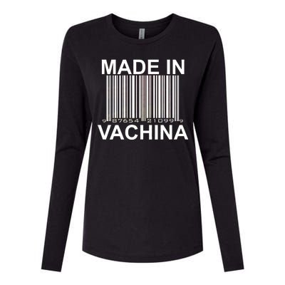 Made In Vachina  Womens Cotton Relaxed Long Sleeve T-Shirt