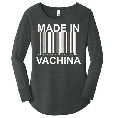 Made In Vachina  Women's Perfect Tri Tunic Long Sleeve Shirt