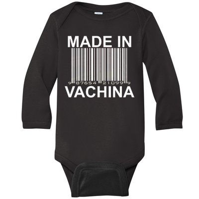 Made In Vachina  Baby Long Sleeve Bodysuit