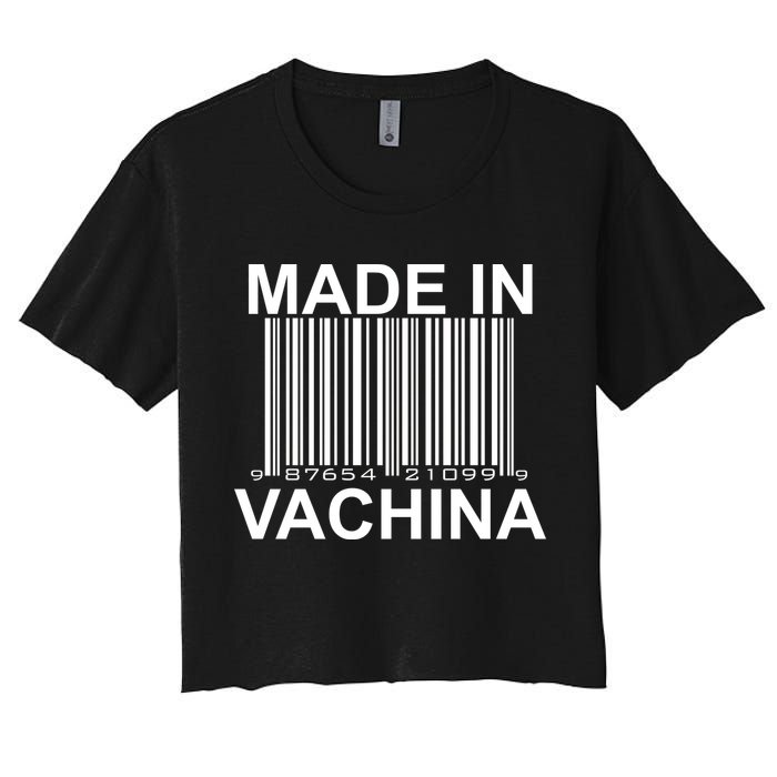 Made In Vachina  Women's Crop Top Tee