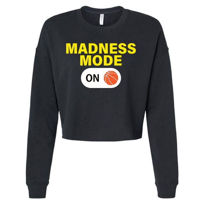 Madness Mode ON Cropped Pullover Crew