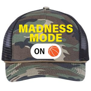 Madness Mode ON Retro Rope Trucker Hat Cap