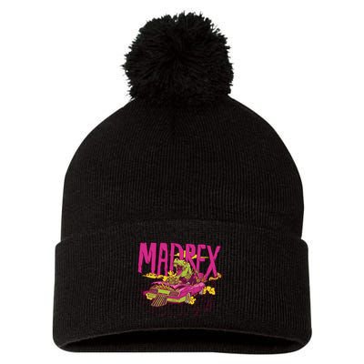 Madrex Pom Pom 12in Knit Beanie