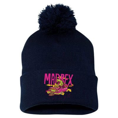 Madrex Pom Pom 12in Knit Beanie