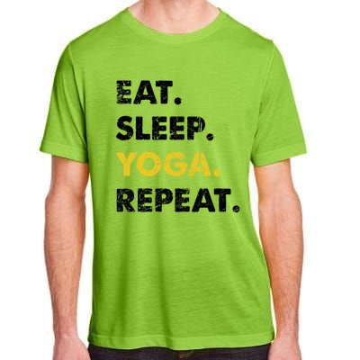 Meditate Asanas Eat Sleep Yoga Repeat Gift Adult ChromaSoft Performance T-Shirt