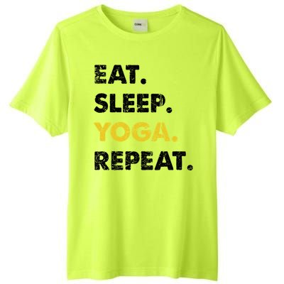 Meditate Asanas Eat Sleep Yoga Repeat Gift Tall Fusion ChromaSoft Performance T-Shirt