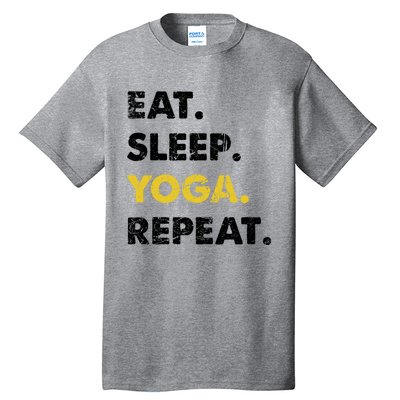 Meditate Asanas Eat Sleep Yoga Repeat Gift Tall T-Shirt