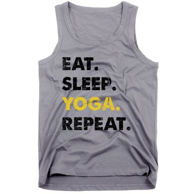 Meditate Asanas Eat Sleep Yoga Repeat Gift Tank Top