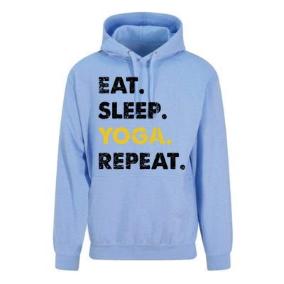 Meditate Asanas Eat Sleep Yoga Repeat Gift Unisex Surf Hoodie