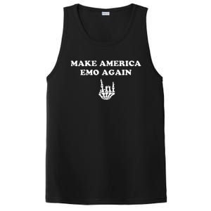 Make America Emo Again Funny Punk Band PosiCharge Competitor Tank