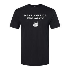 Make America Emo Again Funny Punk Band Softstyle CVC T-Shirt