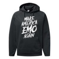 Make America Emo Again Emo Culture Performance Fleece Hoodie