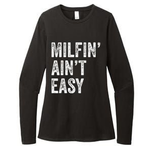 Milfin AinT Easy Funny Milf Womens CVC Long Sleeve Shirt