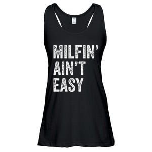 Milfin AinT Easy Funny Milf Ladies Essential Flowy Tank