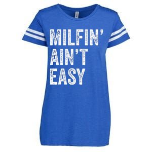 Milfin AinT Easy Funny Milf Enza Ladies Jersey Football T-Shirt