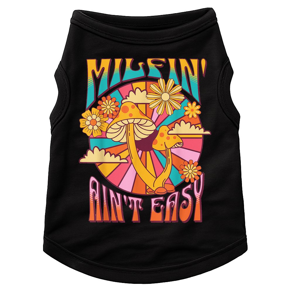 Milfin' Ain't Easy Fit Hot Mom Milf for Mother's Day Funny Doggie Tank
