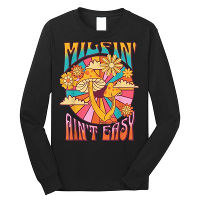Milfin' Ain't Easy Fit Hot Mom Milf for Mother's Day Funny Long Sleeve Shirt