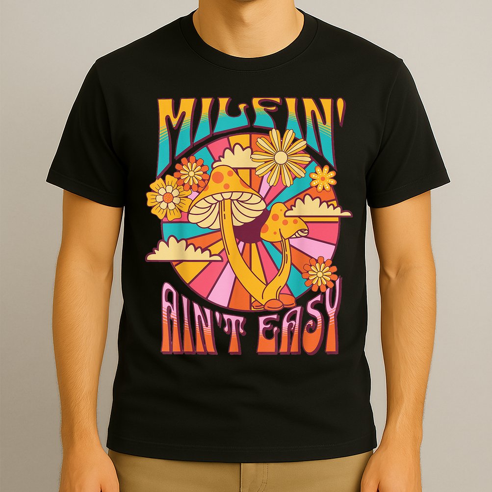 Milfin' Ain't Easy Fit Hot Mom Milf for Mother's Day Funny T-Shirt