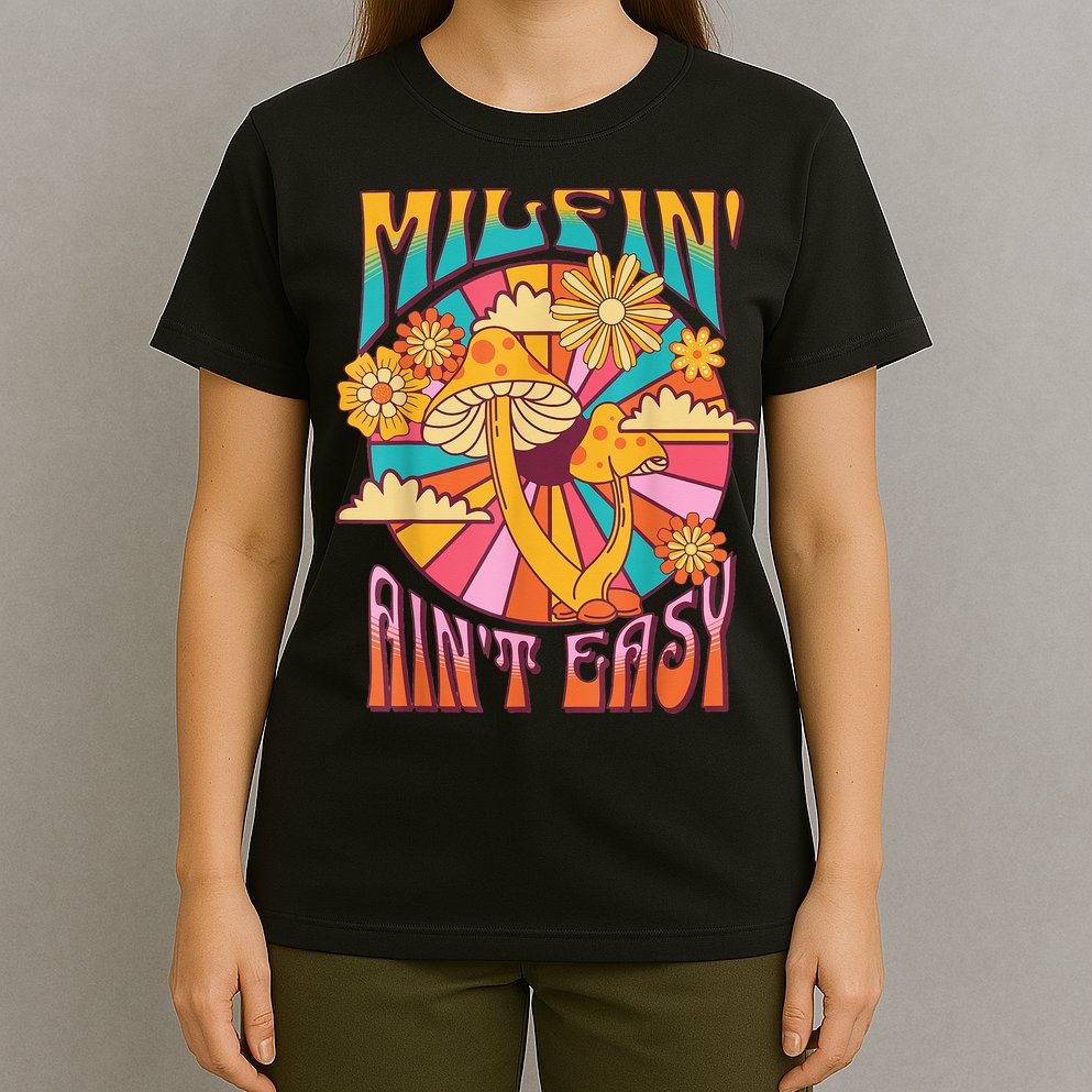 Milfin' Ain't Easy Fit Hot Mom Milf for Mother's Day Funny T-Shirt