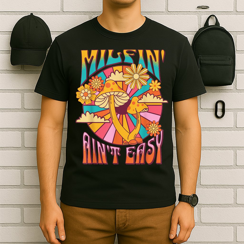 Milfin' Ain't Easy Fit Hot Mom Milf for Mother's Day Funny T-Shirt