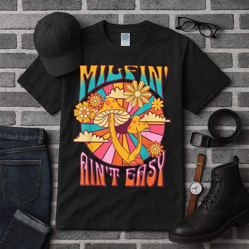 Milfin' Ain't Easy Fit Hot Mom Milf for Mother's Day Funny Tall T-Shirt