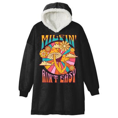 Milfin' Ain't Easy Fit Hot Mom Milf for Mother's Day Funny Hooded Wearable Blanket
