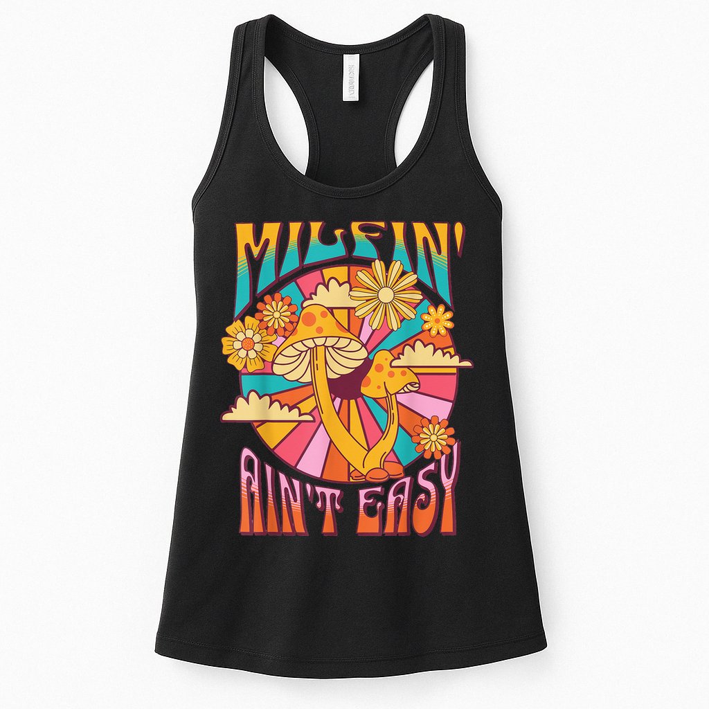 Milfin' Ain't Easy Fit Hot Mom Milf for Mother's Day Funny Womens Tank Top