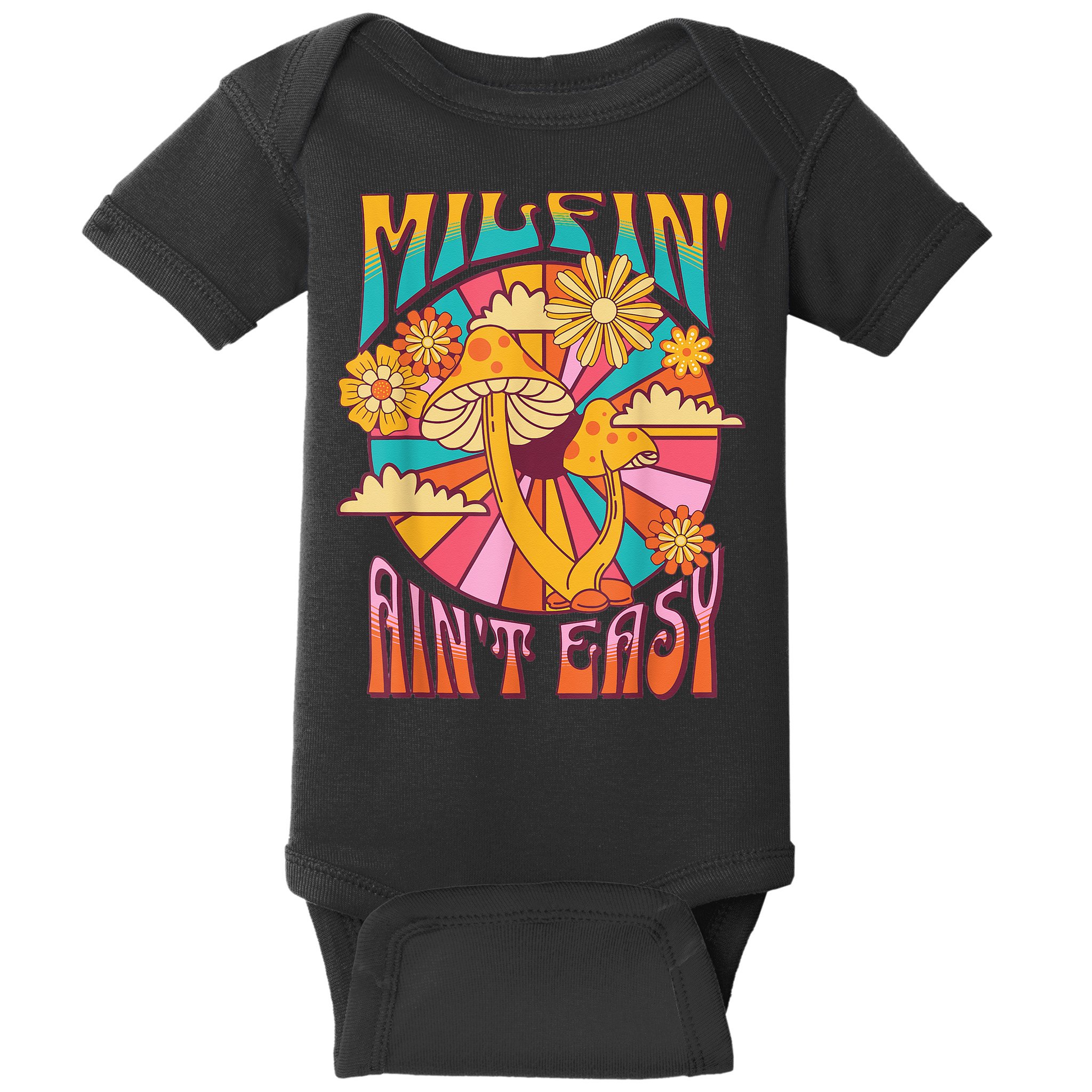 Milfin' Ain't Easy Fit Hot Mom Milf for Mother's Day Funny Baby Bodysuit