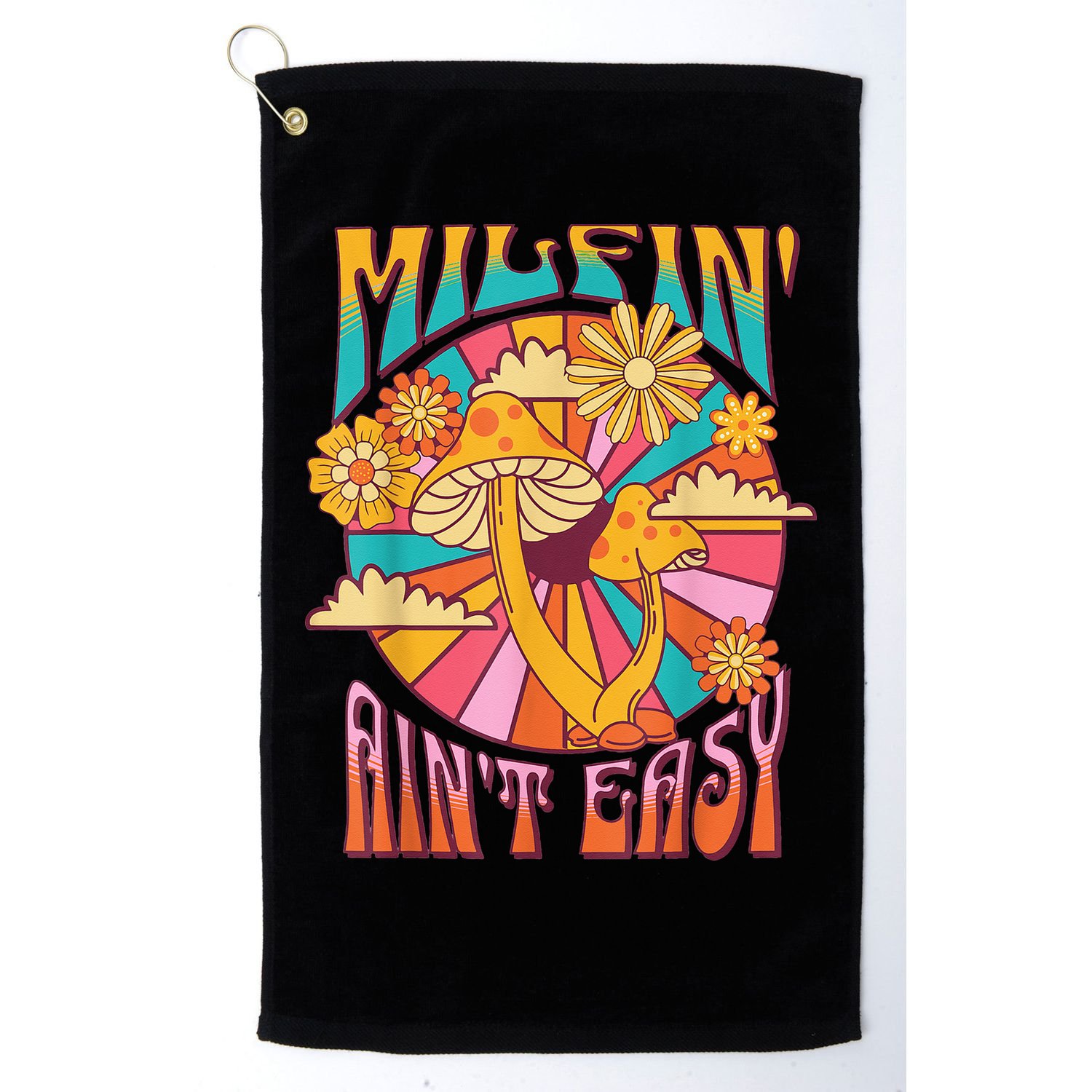 Milfin' Ain't Easy Fit Hot Mom Milf for Mother's Day Funny Golf Towel