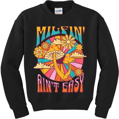 Milfin' Ain't Easy Fit Hot Mom Milf for Mother's Day Funny Kids Sweatshirt