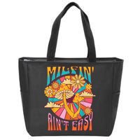 Milfin' Ain't Easy Fit Hot Mom Milf for Mother's Day Funny Zip Tote Bag