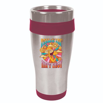 Milfin' Ain't Easy Fit Hot Mom Milf for Mother's Day Funny 16oz Travel Tumbler