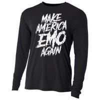 Make America Emo Again Emo Culture Cooling Performance Long Sleeve Crew