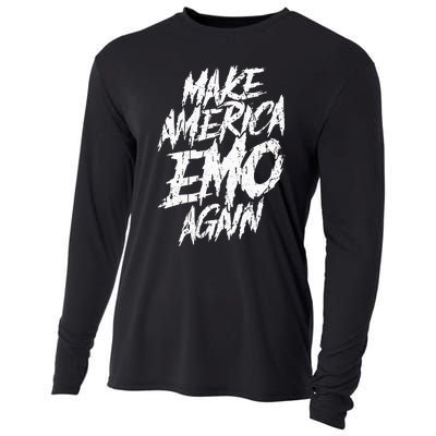 Make America Emo Again Emo Culture Cooling Performance Long Sleeve Crew