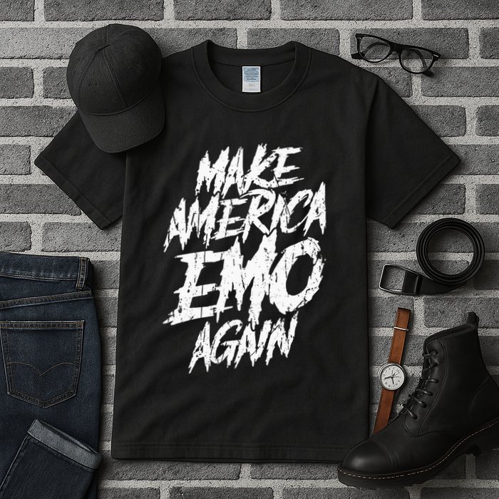 Make America Emo Again Emo Culture Tall T-Shirt