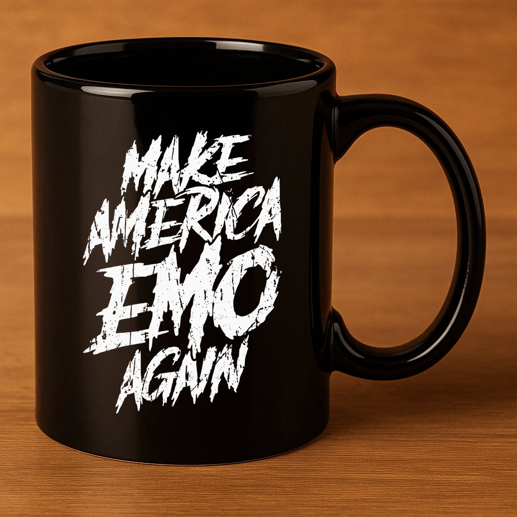Make America Emo Again Emo Culture 11oz C Handle Ceramic Mug