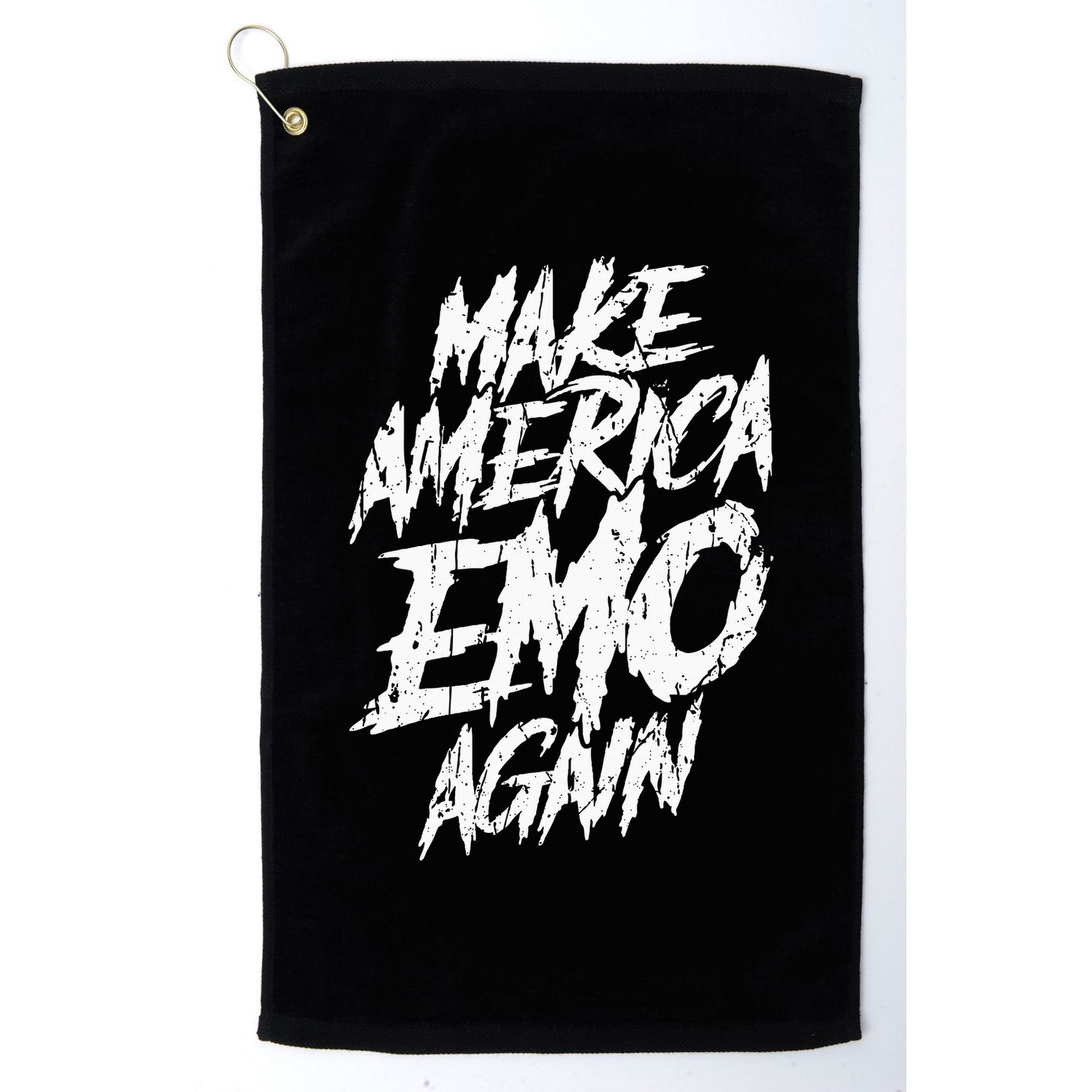 Make America Emo Again Emo Culture Golf Towel