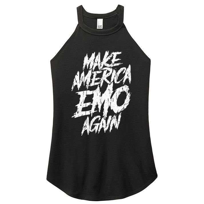 Make America Emo Again Emo Culture Women's Perfect Tri Rocker Tank