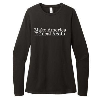 Make America Ethical Again Great Gift Womens CVC Long Sleeve Shirt