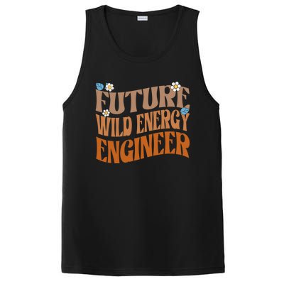 Melanated Afro Future Wind Energy Engineer Gift PosiCharge Competitor Tank