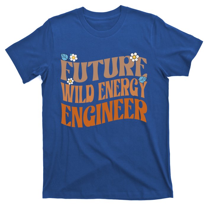 Melanated Afro Future Wind Energy Engineer Gift T-Shirt