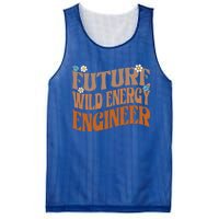 Melanated Afro Future Wind Energy Engineer Gift Mesh Reversible Basketball Jersey Tank