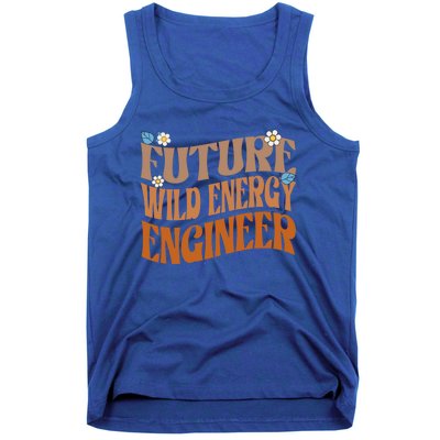 Melanated Afro Future Wind Energy Engineer Gift Tank Top