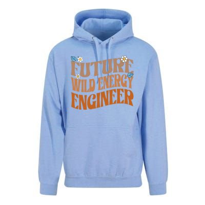 Melanated Afro Future Wind Energy Engineer Gift Unisex Surf Hoodie