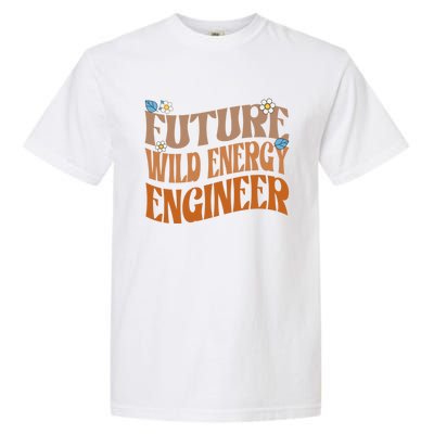 Melanated Afro Future Wind Energy Engineer Gift Garment-Dyed Heavyweight T-Shirt