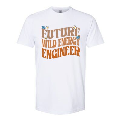 Melanated Afro Future Wind Energy Engineer Gift Softstyle® CVC T-Shirt